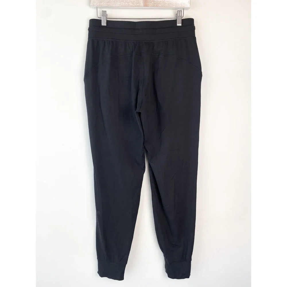 Lululemon Ready to Rulu High Rise Jogger Pants 8 Black Soft Loungewear Sporty - Picture 7 of 16